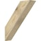 Ekena Millwork 6"W x 22"D x 26"H Traditional Rough Sawn Knee Brace, Douglas Fir BRC06X22X26TRA00RDF - alternate 1